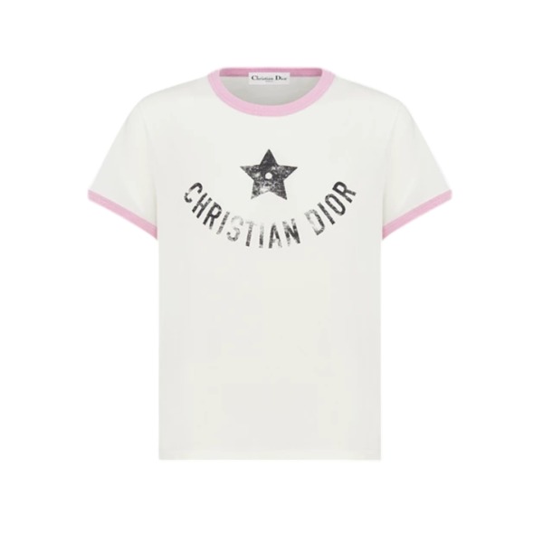 T-Shirt Weiß, zwart