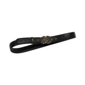 Belt Schwarz/Goldfarben 3cm