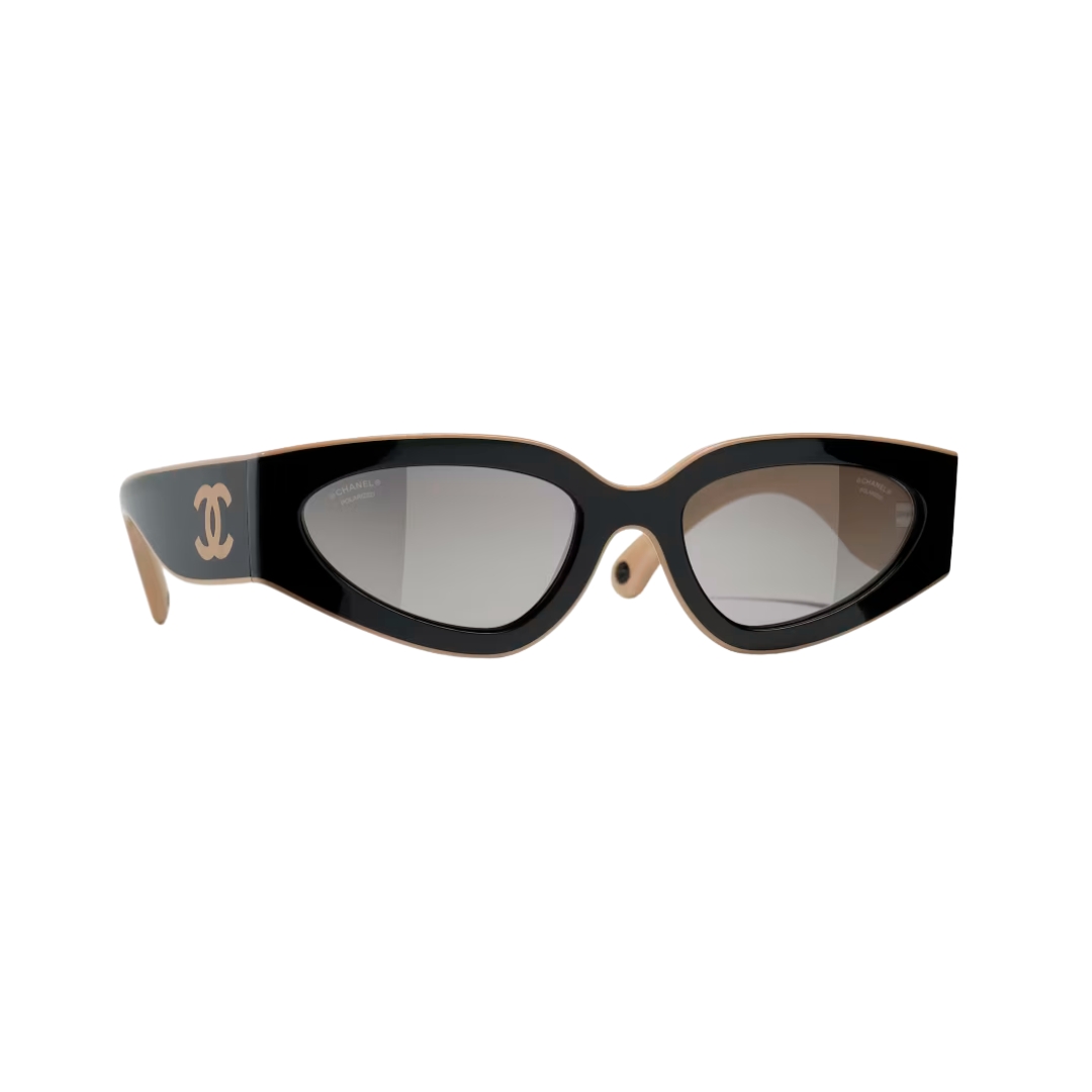 Cat Eye  Schwarz/Beige