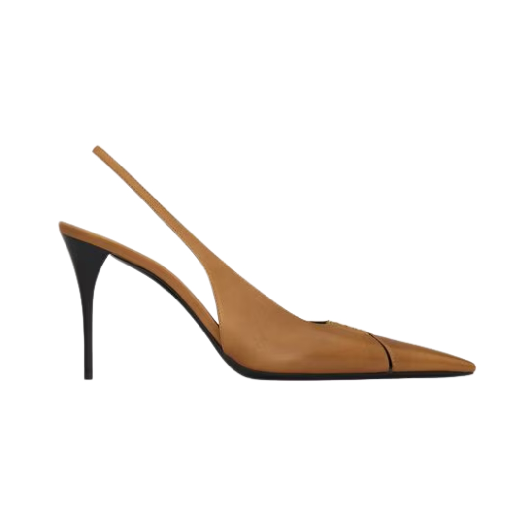 Slingback Macadamia 9 cm