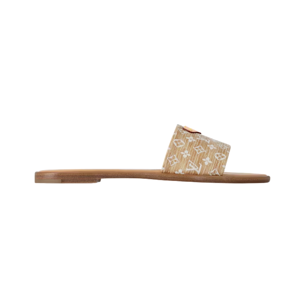 Lily Flat Mule Beige/Braun