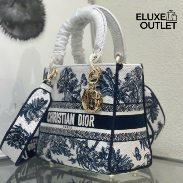 Lady D-Lite Dunkelblau/Weiß 24 cm