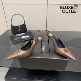Slingback Macadamia 9 cm