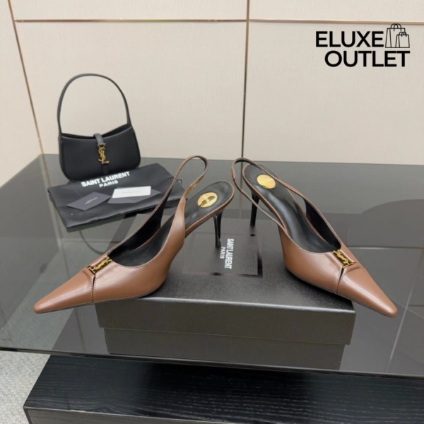 Slingback Macadamia 9 cm