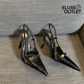 Slingback Schwarz 7.5 cm
