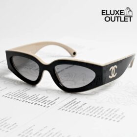 Cat Eye  Schwarz/Beige
