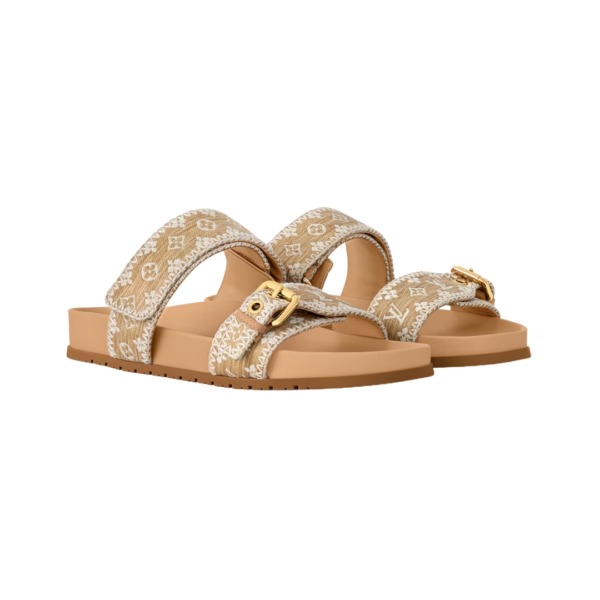Bom Dia Flat Beige/Gold