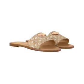 Lily Flat Mule Beige/Braun