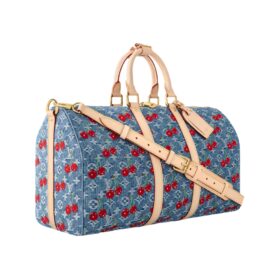 TM Keepall Blaue/Rote Kirsche 45 cm