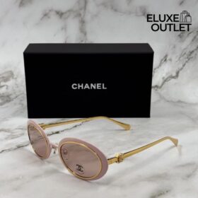 Oval Rosa/Gold