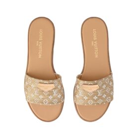 Lily Flat Mule Beige/Braun