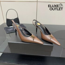 Slingback Macadamia 9 cm