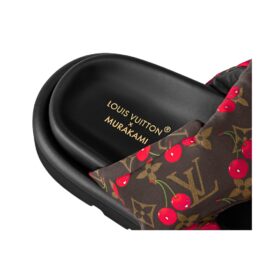 TM Pool Pillow Flat Braun/Rot