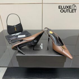 Slingback Macadamia 9 cm