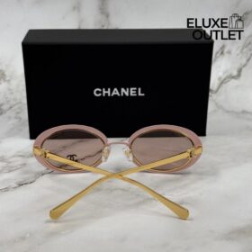 Oval Rosa/Gold