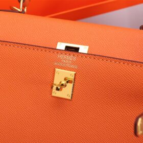 Kelly Epsom 25 Orange