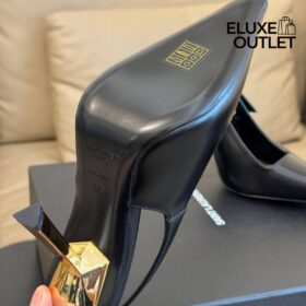 Slingback Schwarz 7.5 cm