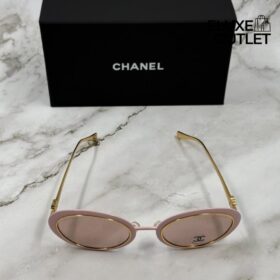 Oval Rosa/Gold