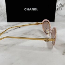 Oval Rosa/Gold