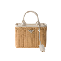 Wicker Lichtbruin/Wit 18 cm