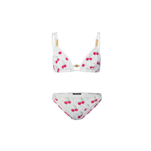 TM Cherry Bikini Satz Weiß/Rot