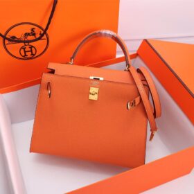 Kelly Epsom 25 Orange