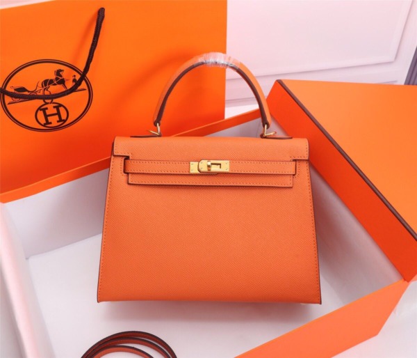 Kelly Epsom 25 Orange