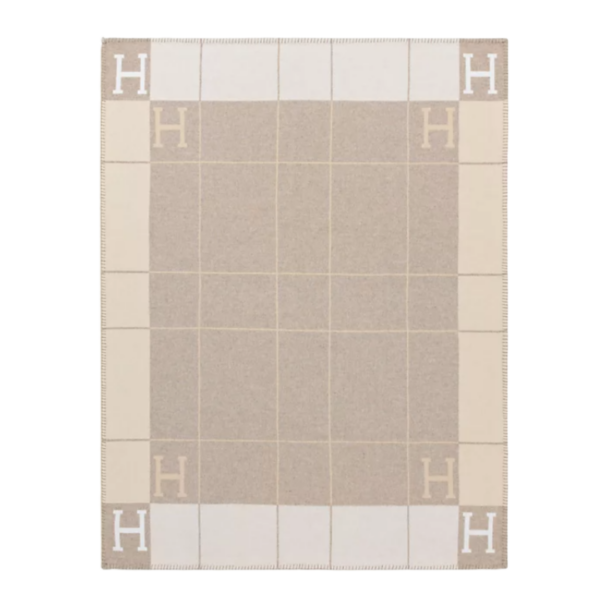 Avalon III Decke Beige/Weiß