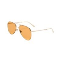 Metal Aviator Goud/Bernsteen
