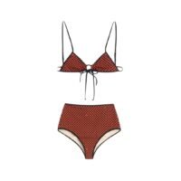 Lycra Bikini Rood/Zwart