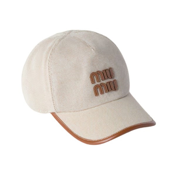 Canvas Leather Beige/Brandy