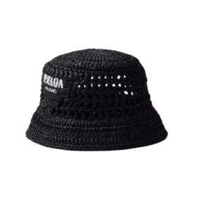 Crochet Bucket Schwarz