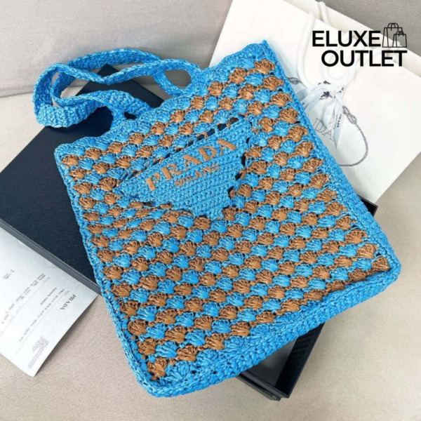 Crochet Himmelblau/Karamell 38 cm