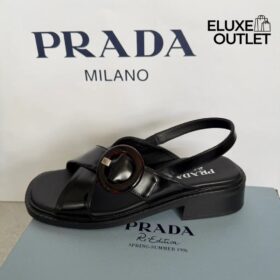 Brushed Leather Schwarz 3.5 cm