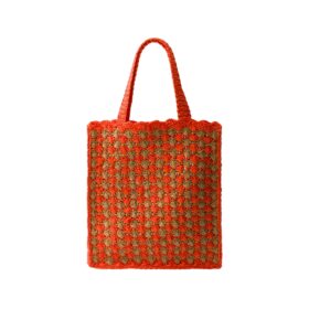 Crochet  Orange/Karamell 38 cm