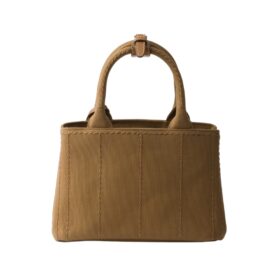 Striped Cotton Canvas Tabak 15 cm