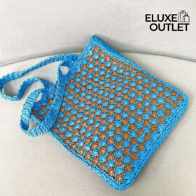 Crochet Himmelblau/Karamell 38 cm