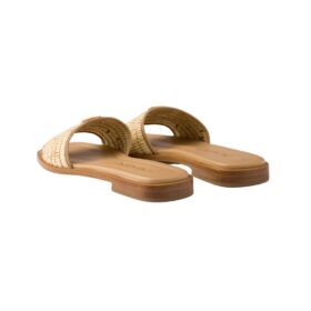 Leather Slides Natur