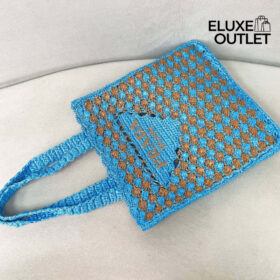 Crochet Himmelblau/Karamell 38 cm