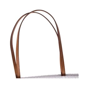 Raffia Tote Hellbraun/Weiß 41 cm