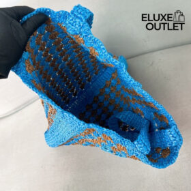 Crochet Himmelblau/Karamell 38 cm