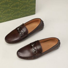 Herren-Mokassin mit Horsebit Braunes Leder