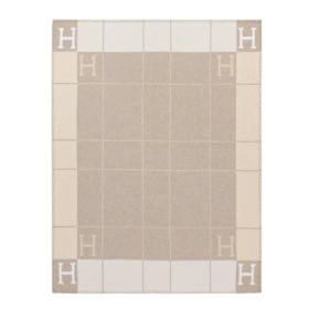Avalon III Decke Beige/Weiß