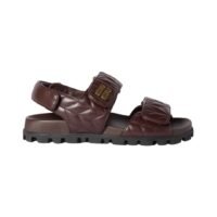 Sporty Matelassé Nappa Braamstruikhout