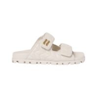 Matelassé nappa leather Wit