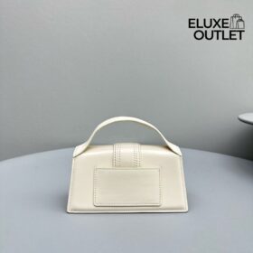 Le Bambino Mini-Tasche aus Leder Silber 17 cm