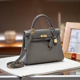 Kelly 25 Gris Etain Togo