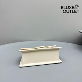 Le Bambino Mini-Tasche aus Leder Silber 17 cm
