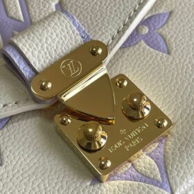 Pochette Métis East West Weiß/Lavendel 21.5 cm
