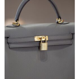 Kelly 25 Gris Etain Togo